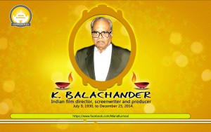 K.Balachander---24.12.2014